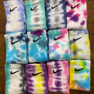 2-Pairs Nike Tie-Dye Dri Fit Socks